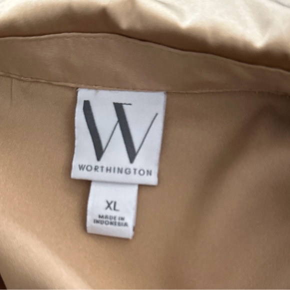 Worthington DarkTaupe Blouse - Picture 5 of 6